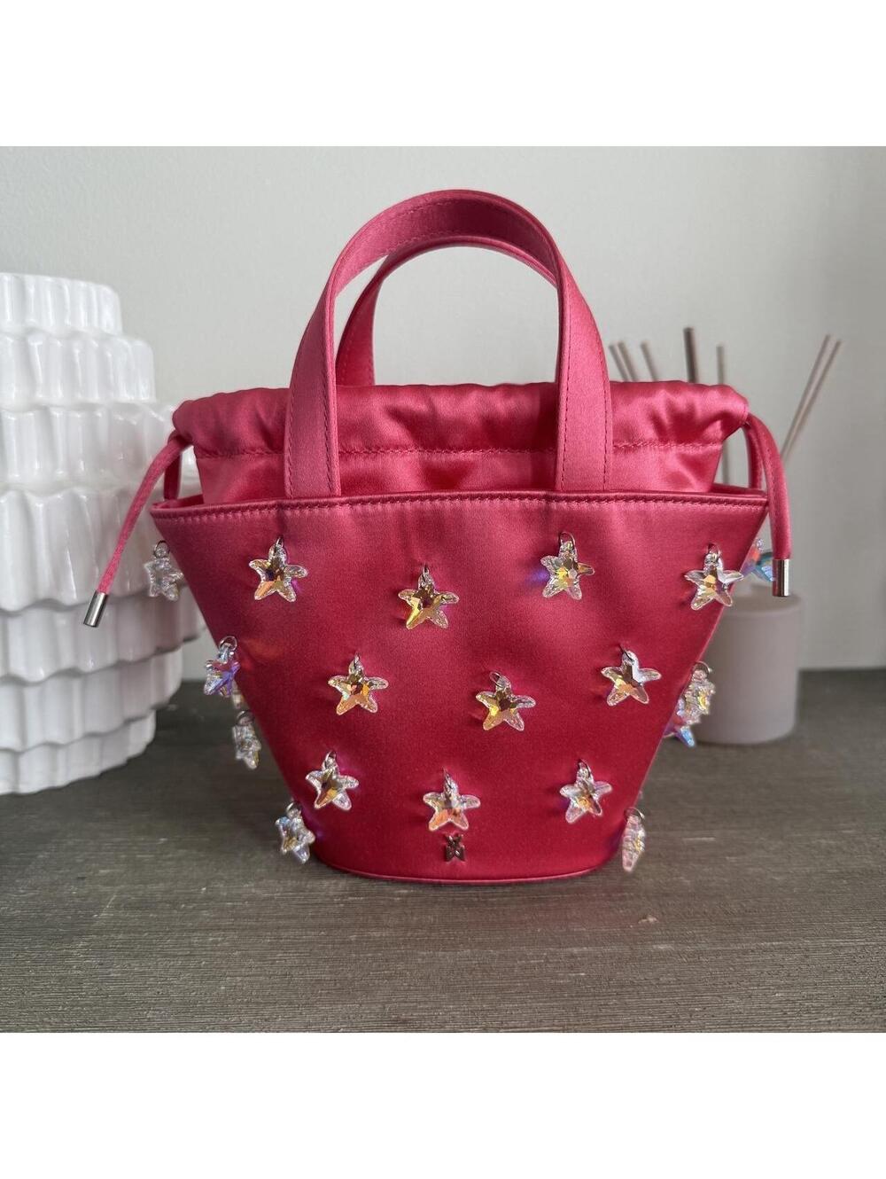Amina Muaddi Daryl Starfish bucket bag